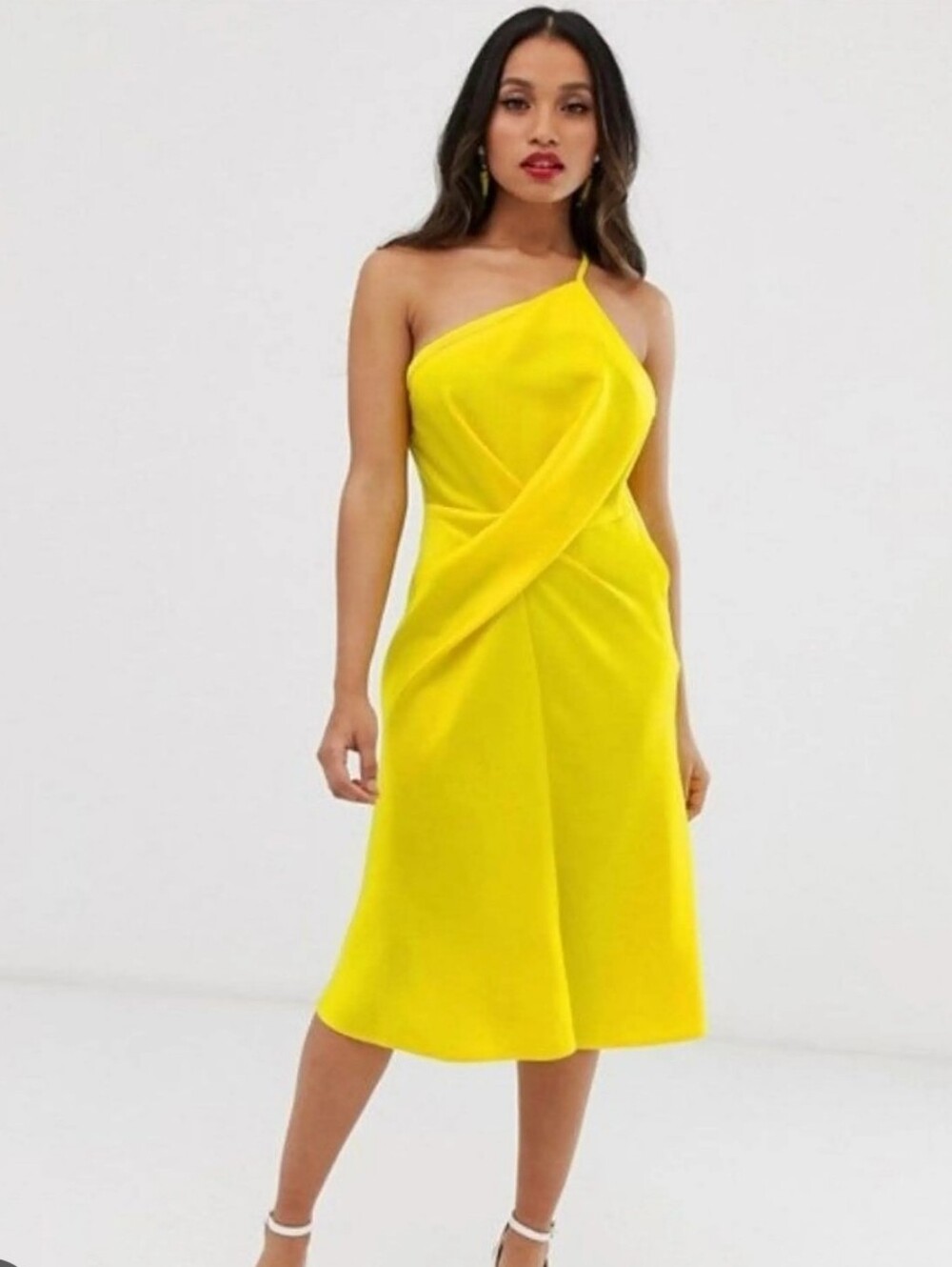 14. NWT ASOS Yellow One Strap Dress
